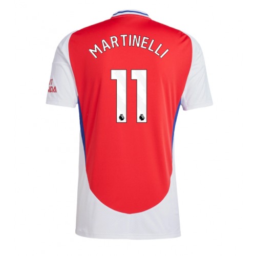 Dres Arsenal Gabriel Martinelli #11 Domaci 2024-25 Kratak Rukav